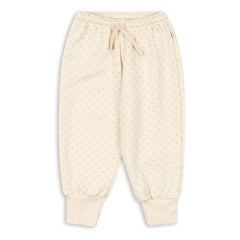 Konges Sløjd - Loupy Jogger de Algodón Orgánico con Estampado de Puntos | Crudo
