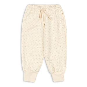 Konges Sløjd - Loupy Jogger de Algodón Orgánico con Estampado de Puntos | Crudo