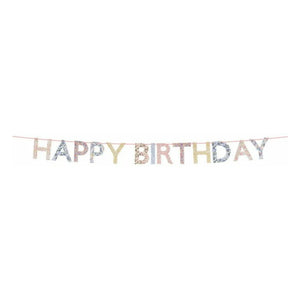 Meri Meri - Guirnalda de cumpleaños - Meri Meri x Liberty
