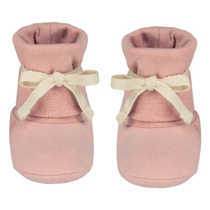 Gray Label - Pantuflas de algodón orgánico | Rosa claro