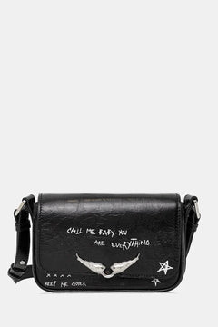 ZADIG&VOLTAIRE LE ZAZI VINTAGE GRAFFITI Bolso de piel
