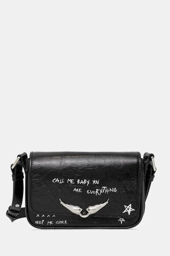 ZADIG&VOLTAIRE LE ZAZI VINTAGE GRAFFITI Bolso de piel