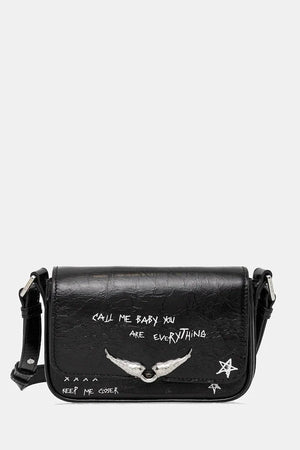 ZADIG&VOLTAIRE LE ZAZI VINTAGE GRAFFITI Bolso de piel