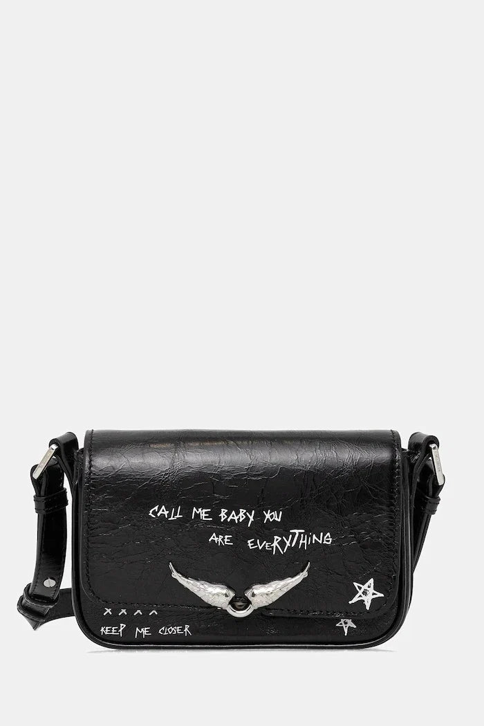 ZADIG&VOLTAIRE LE ZAZI VINTAGE GRAFFITI Bolso de piel