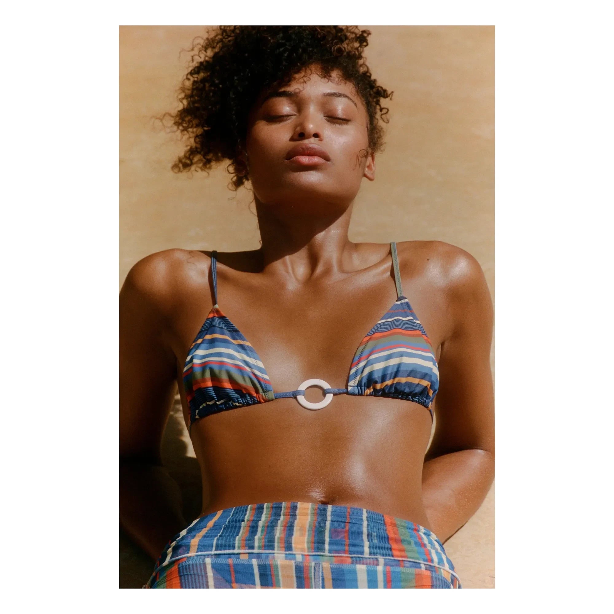 Casa Rosa - Top de bikini Camilla | Azul