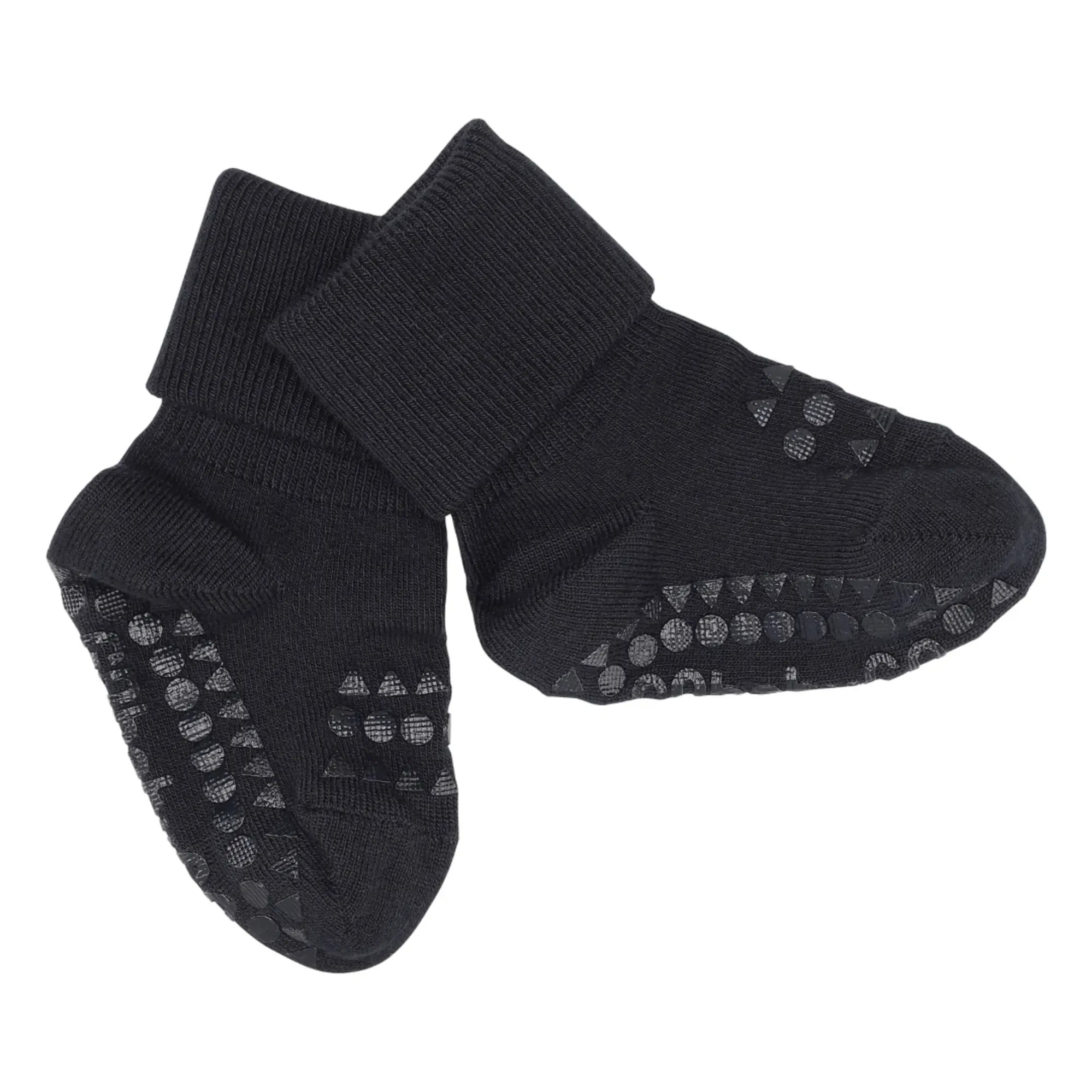 GOBABYGO - Pack de 4 pares de calcetines antideslizantes de bambú | Azul