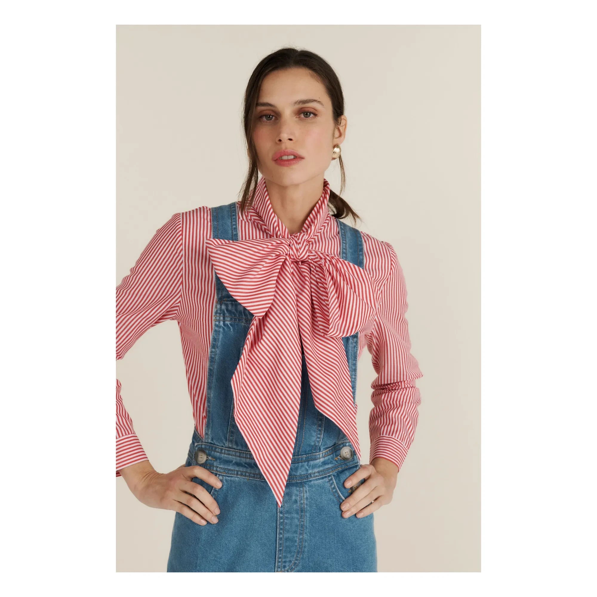Maria de la Orden - Peto vaquero Duke | Azul