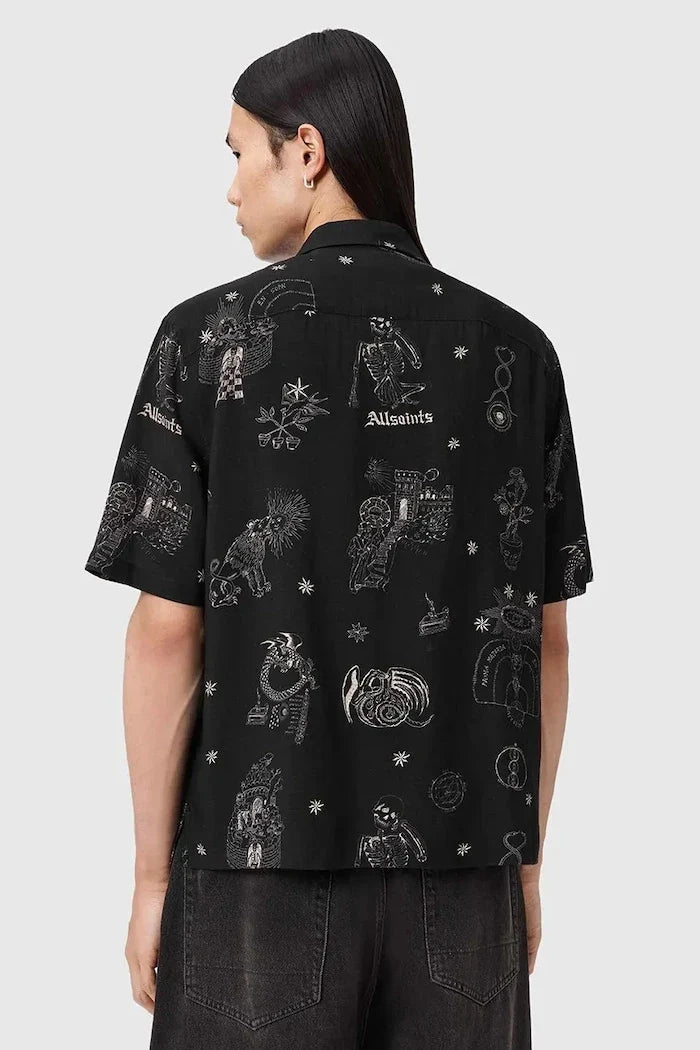 Camisa de lino AllSaints TERRA