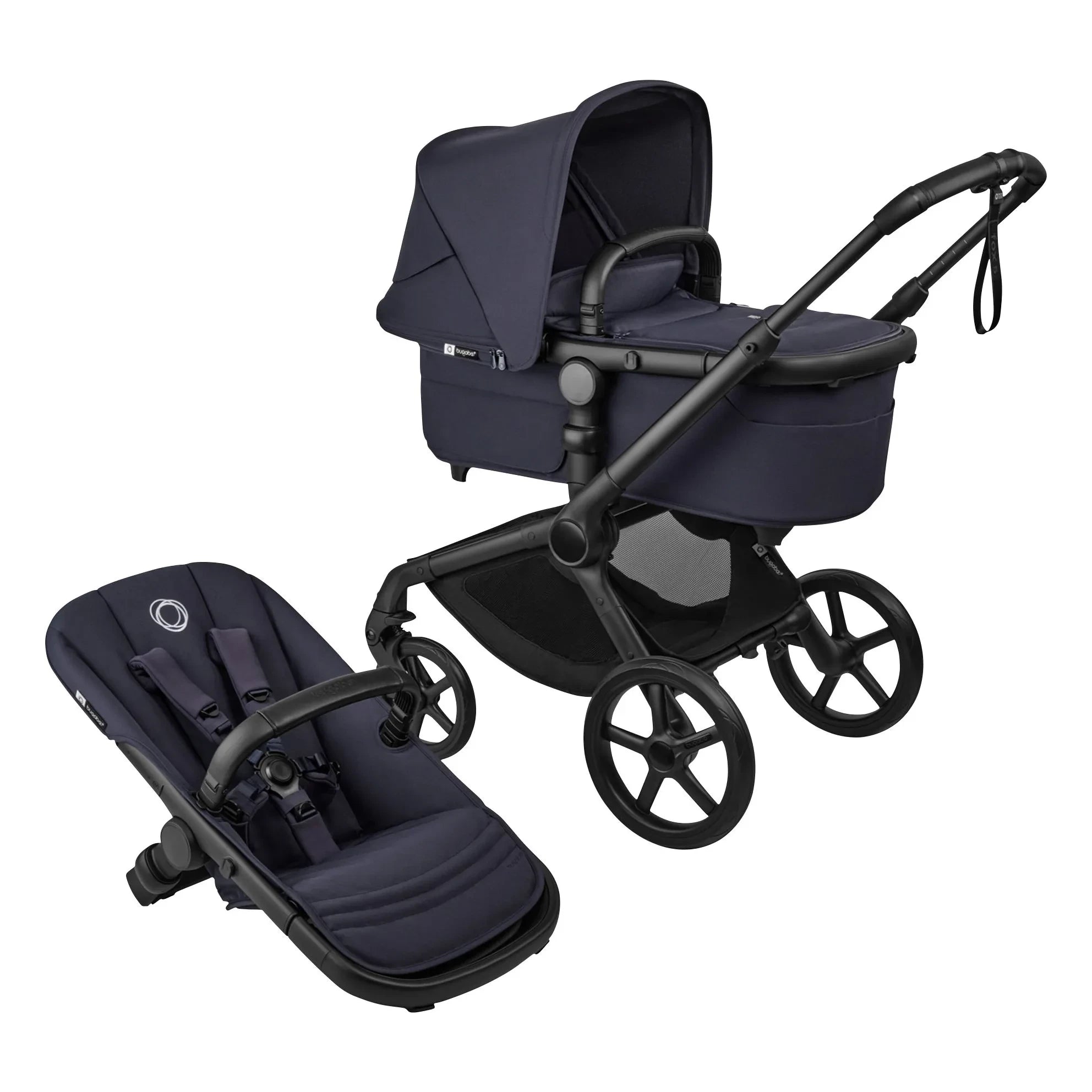 Bugaboo - Bugaboo Fox 5 Renew - Carrito de bebé todoterreno chasis completo negro | Índigo