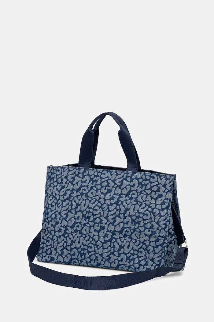 Bolso shopper denim Liu Jo para mujer