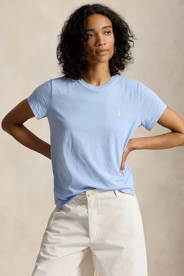 Polo Ralph Lauren camiseta de algodón básica para mujer COTTON JERSEY-KNT-T-SHIRT