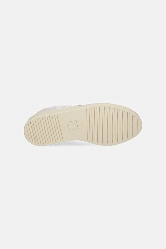 Zapatillas de cuero para niños Veja Small V-10 con cordones