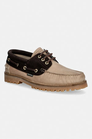 Mocasín de cubierta de cuero Barbour para hombre