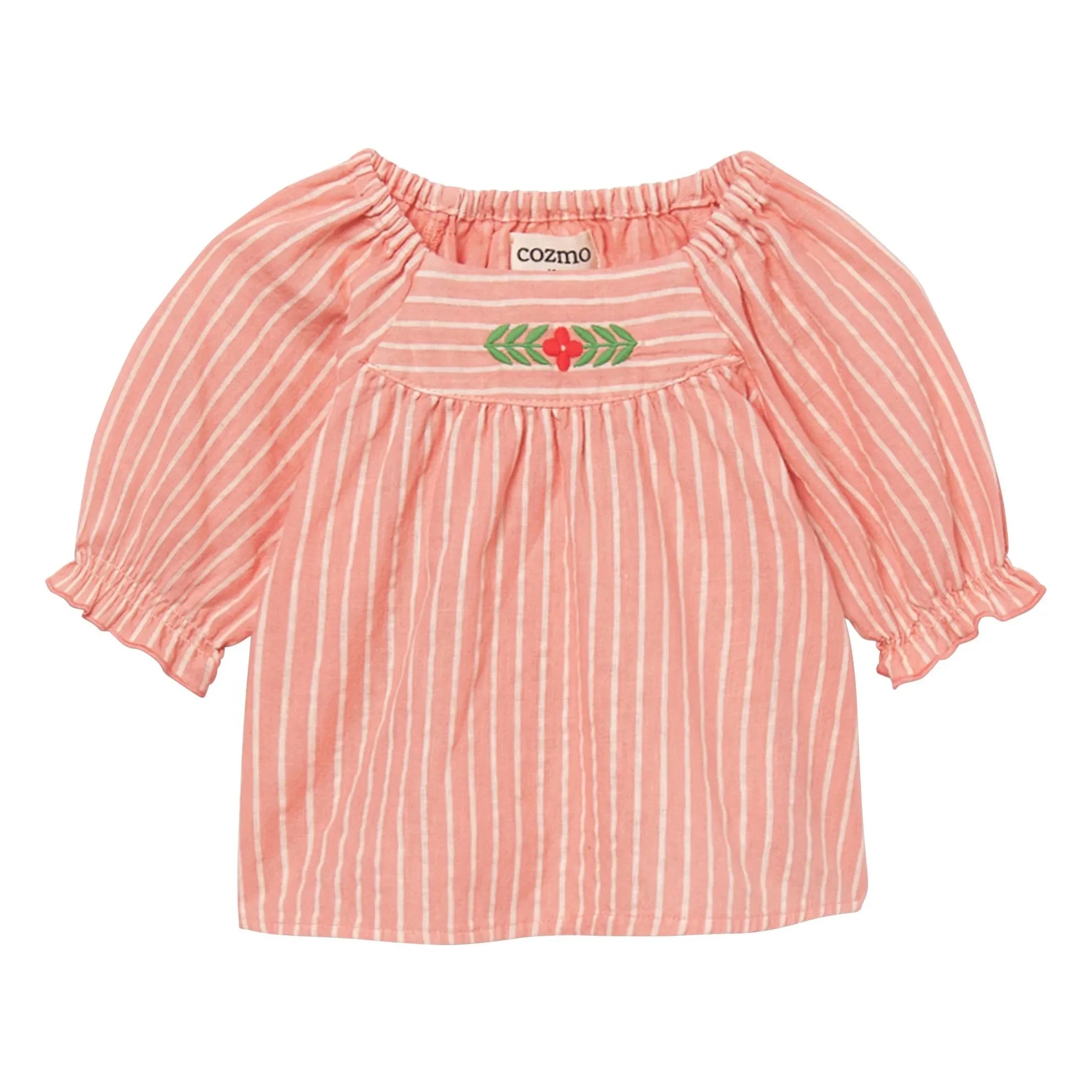 Cozmo - Blusa de rayas amapola | Rosa