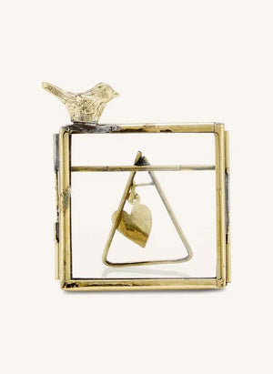 Doing Goods - Lola Mini Pirinç Fotoğraf Çerçevesi | Gold
