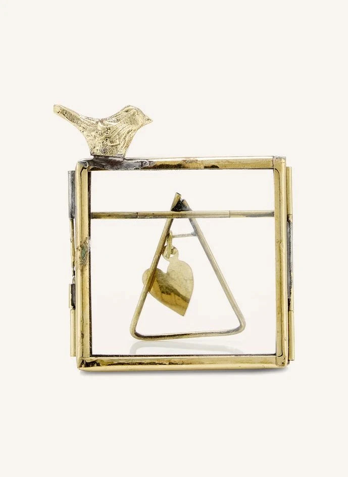 Doing Goods - Lola Mini Pirinç Fotoğraf Çerçevesi | Gold
