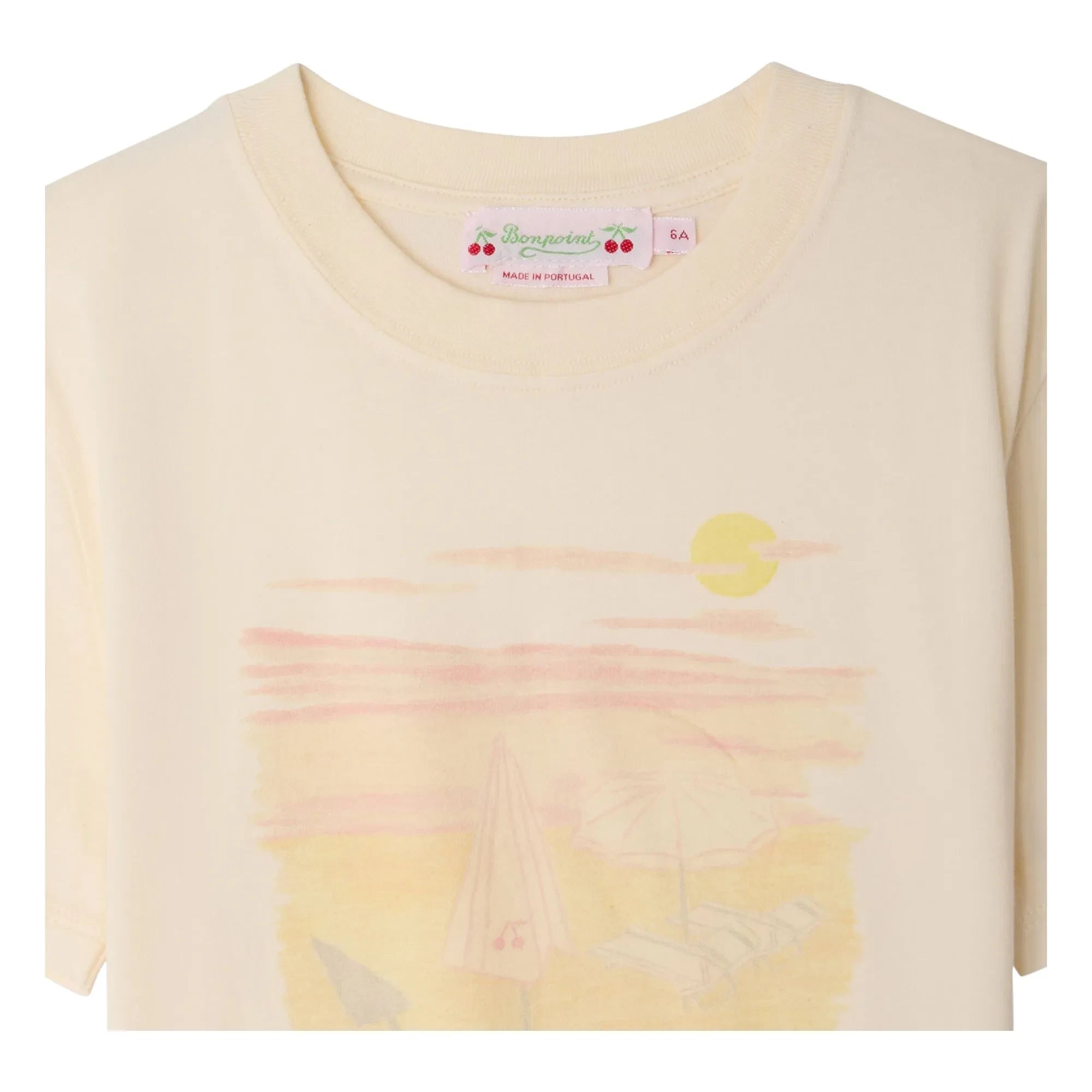 Bonpoint - Camiseta de algodón orgánico Thida | Crudo