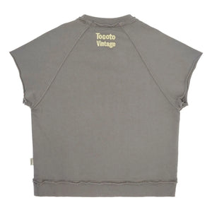 Tocoto Vintage - Sudadera de manga corta | Gris oscuro