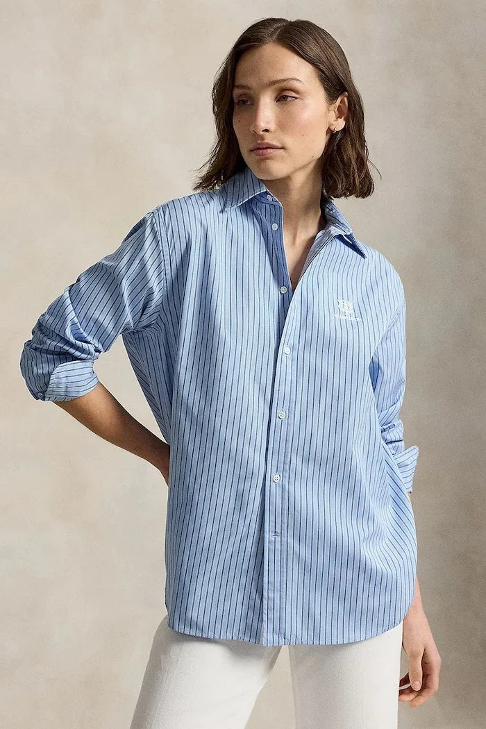 Camisa de algodón Wimbledon Polo Ralph Lauren para mujer