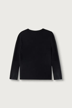 Camiseta de manga larga de algodón para niños S-NEW BOX LOGO LS
