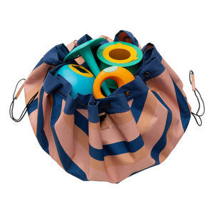 Play and Go - Noomad bolsa/alfombra de exterior - Rayas moca