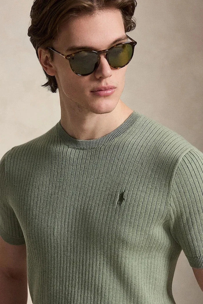 Jersey de algodón de manga corta para hombre Polo Ralph Lauren