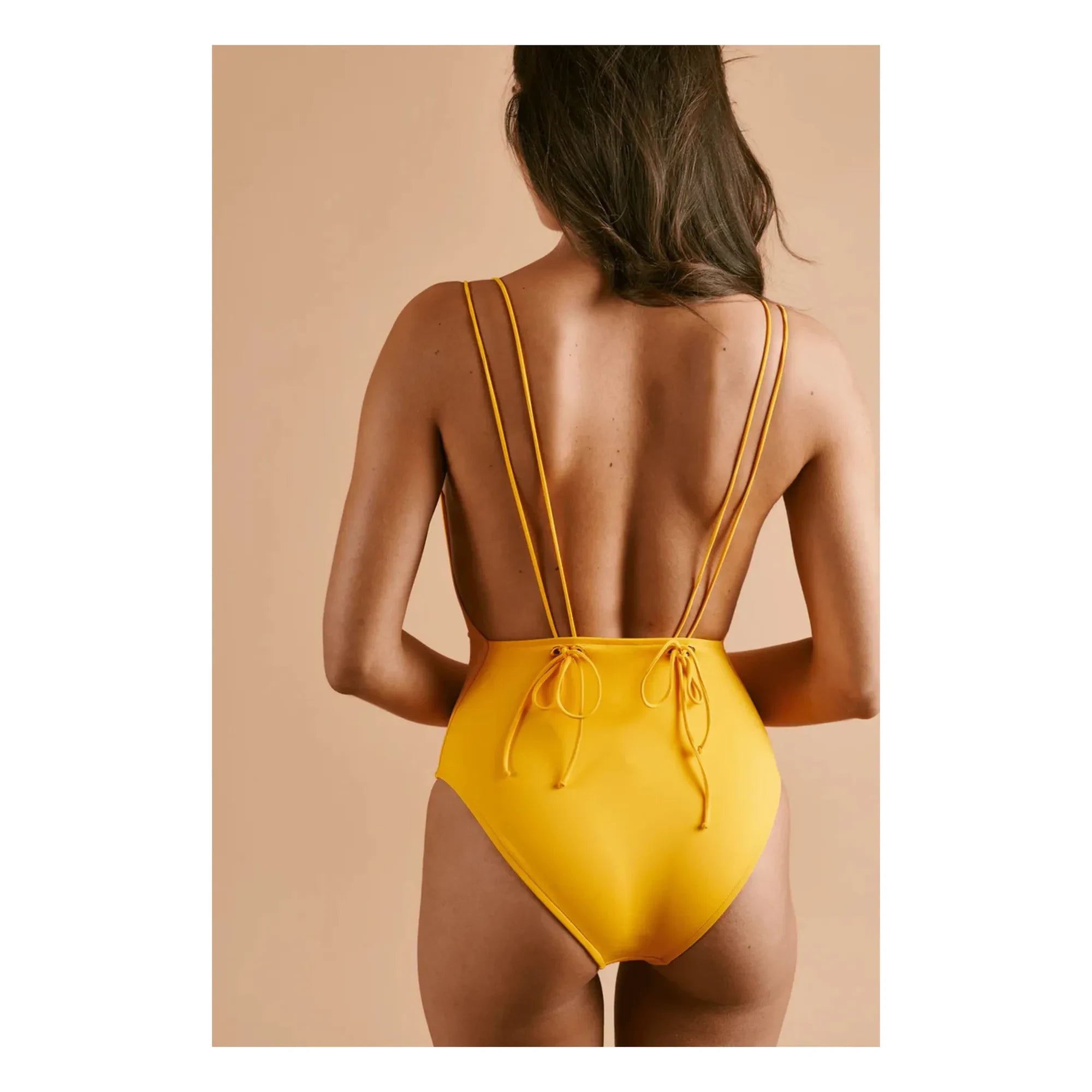 Anja Paris - Traje de baño de una pieza Le Piccolo | Amarillo