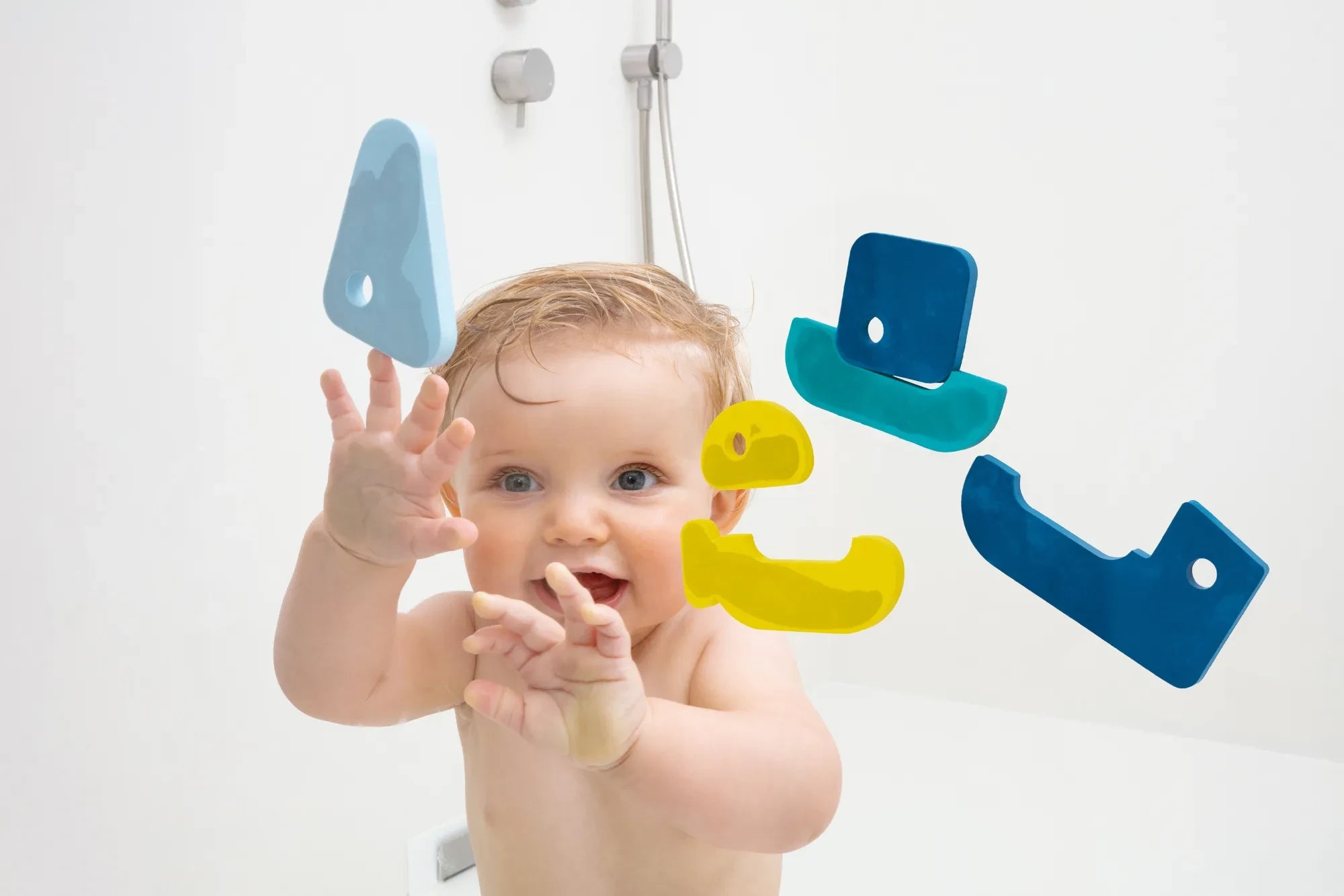 Quut - Puzzle de baño Velero | Azul