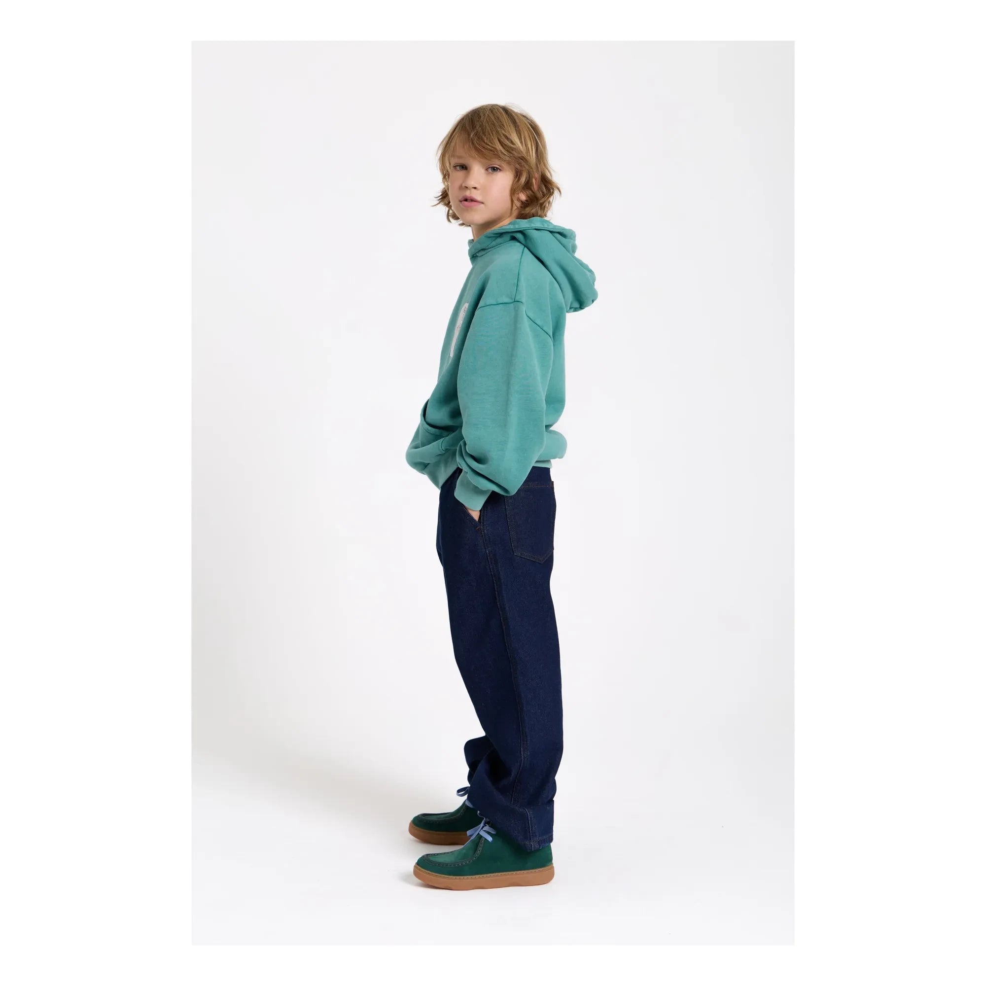 Finger in the nose - Sudadera de algodón orgánico Hope | Verde