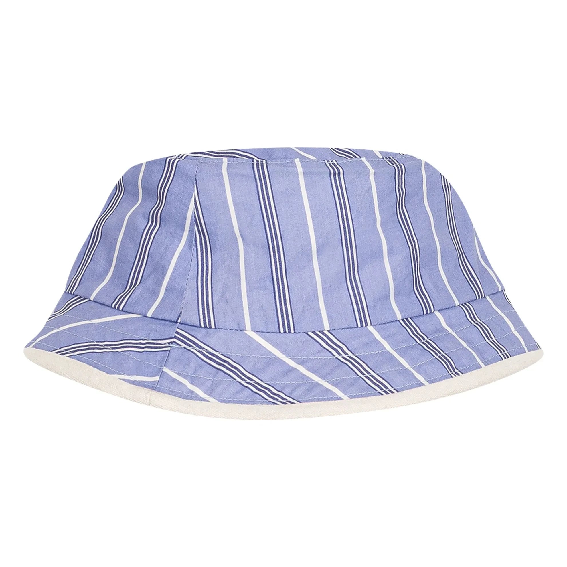Louise Misha - Gorro de algodón orgánico Lajik Fleuri | Crema