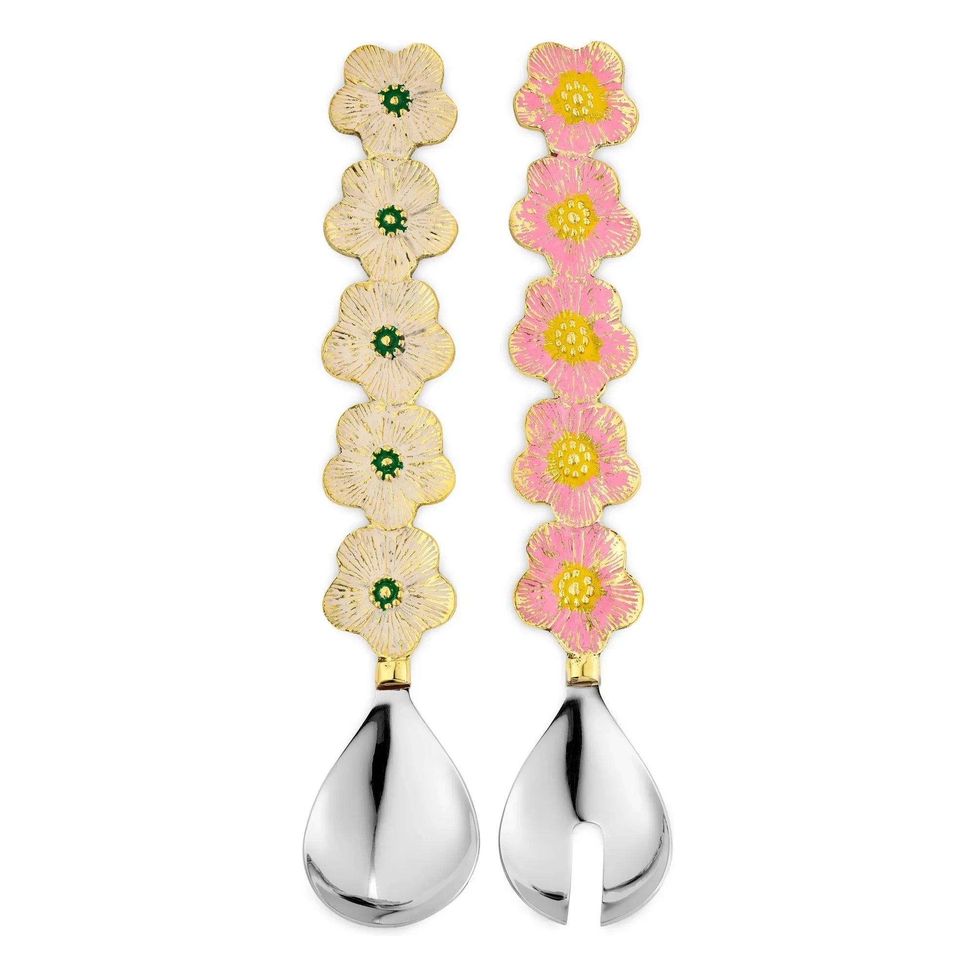 Doing Goods - Juego de servir ensalada Faye - 2 piezas | Beige