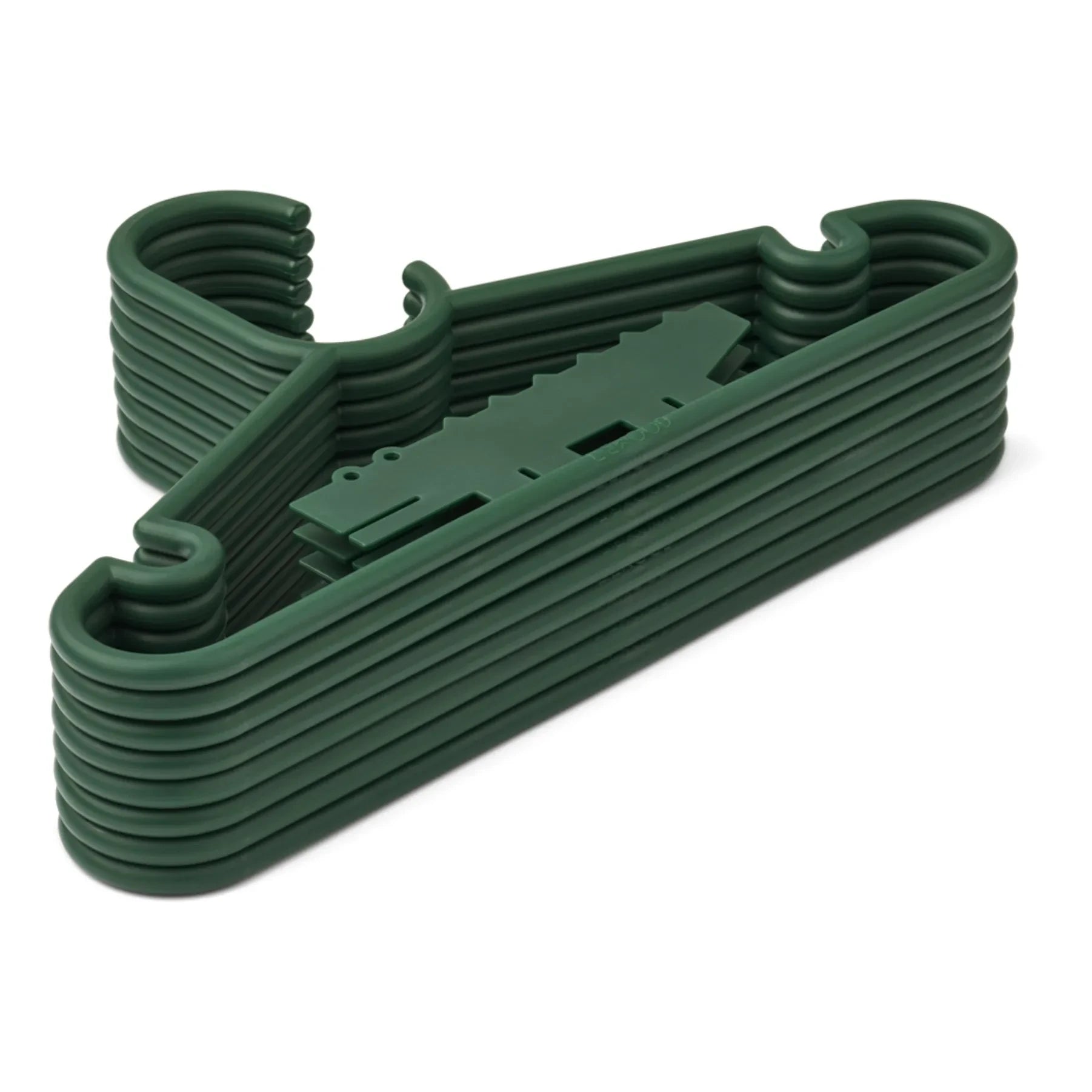Liewood - Perchas Falton - Set de 8 | Verde jardín
