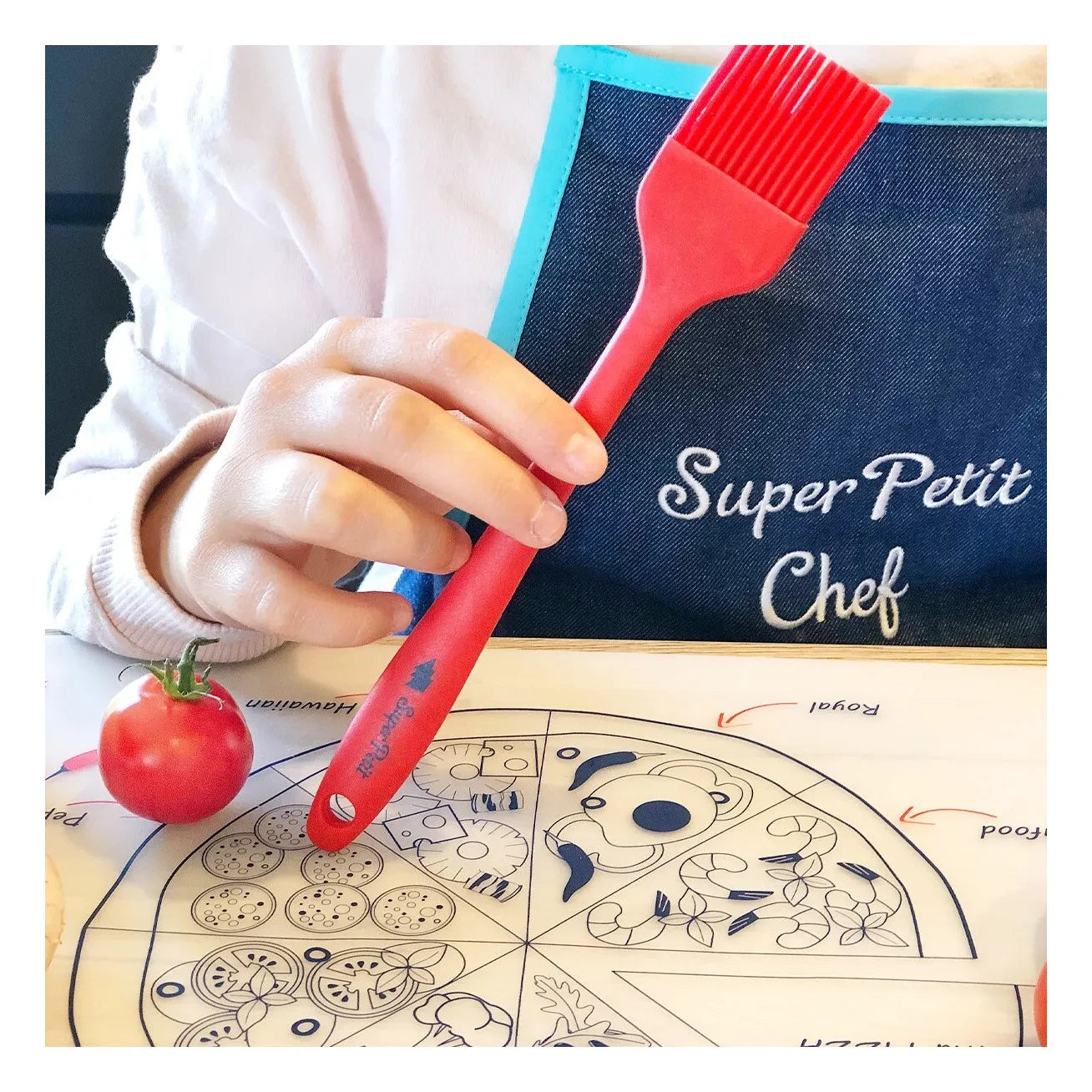 Superpetit - Juego de manteles individuales - Juego de pizza