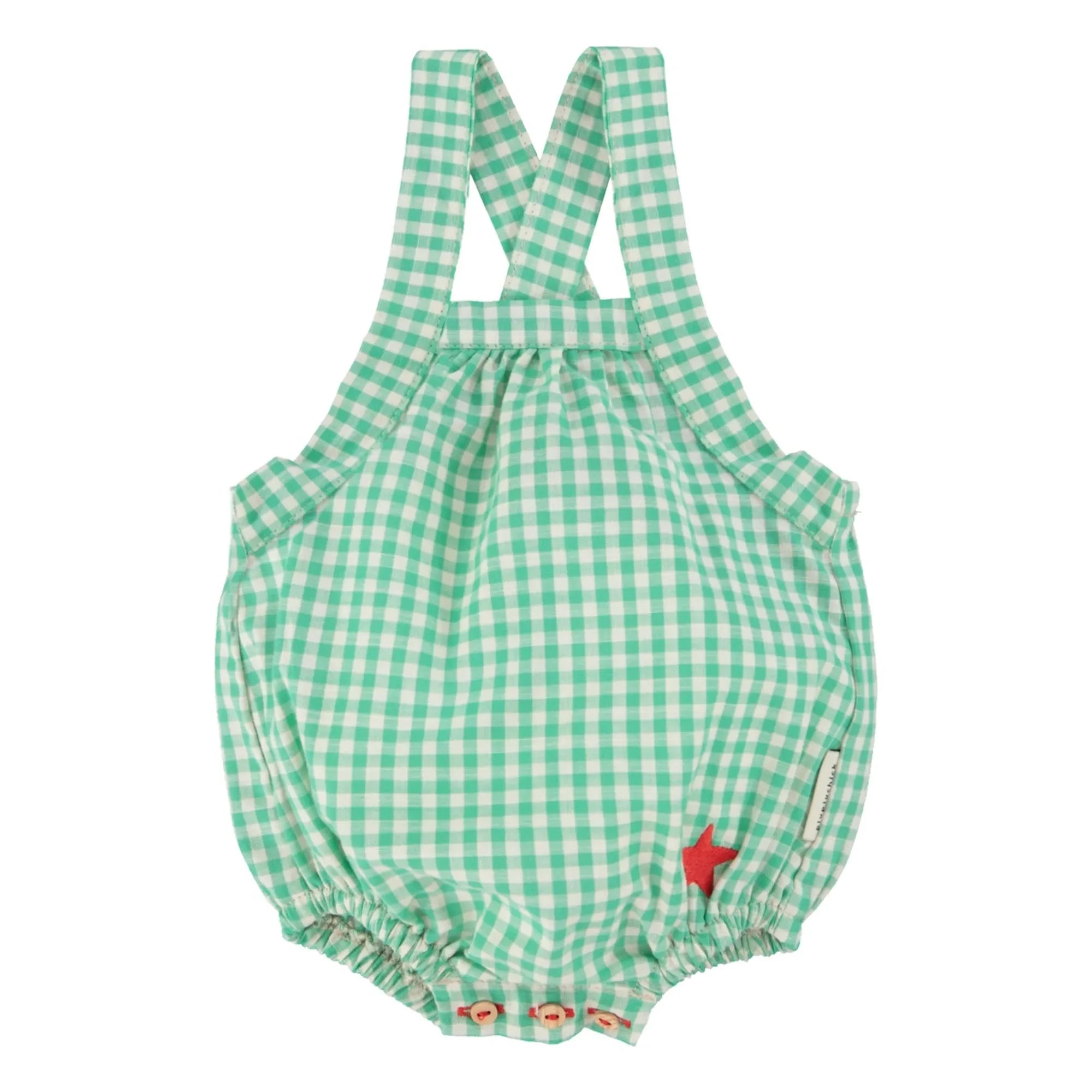Piupiuchick - Mono de algodón orgánico vichy | Turquesa