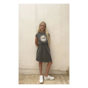 We Are Kids - Vestido de algodón orgánico Suzy | Gris carbón