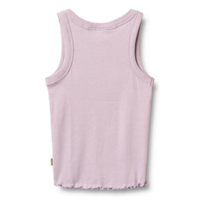 Wheat - Camiseta de tirantes acanalada de algodón orgánico Minka | Lavanda