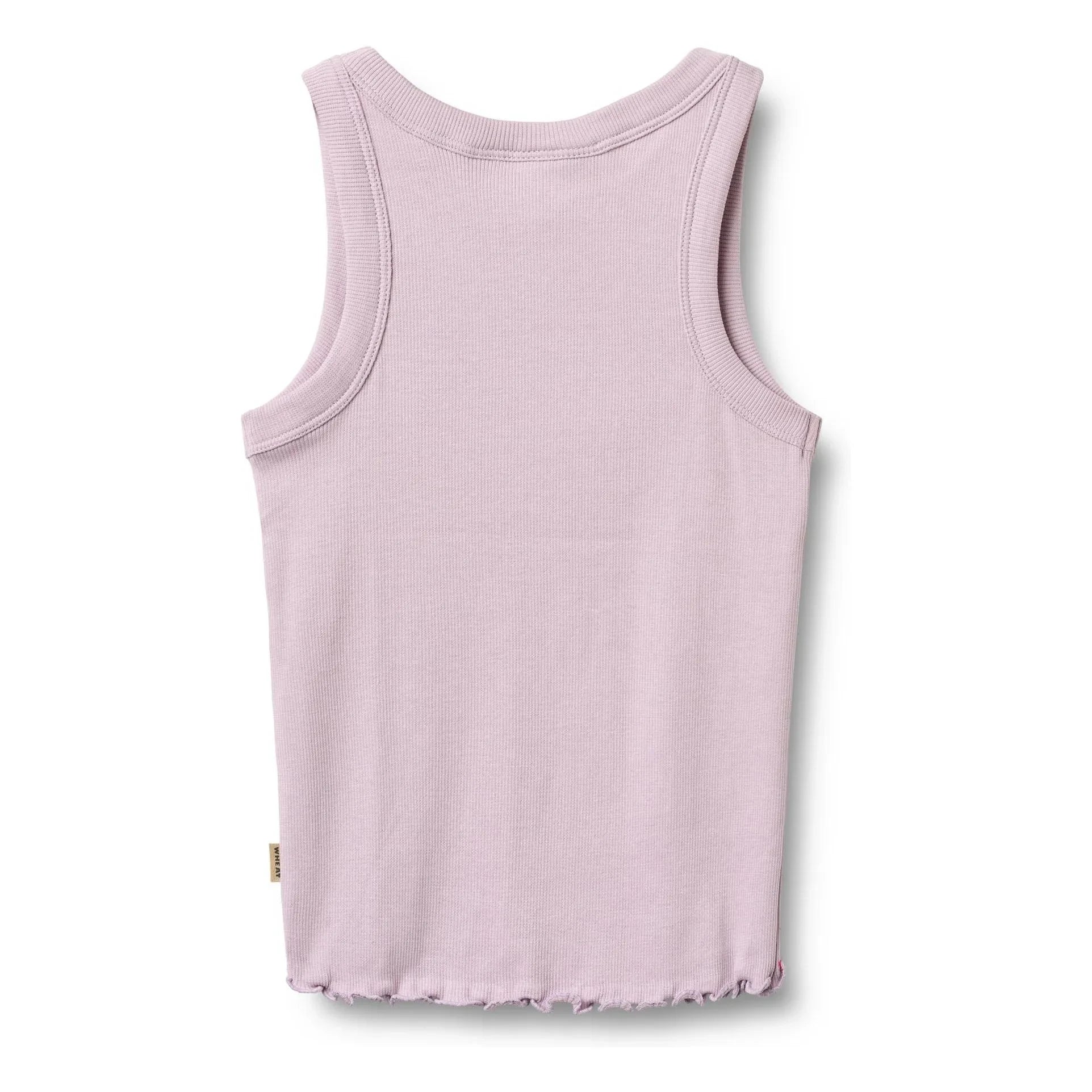 Wheat - Camiseta de tirantes acanalada de algodón orgánico Minka | Lavanda