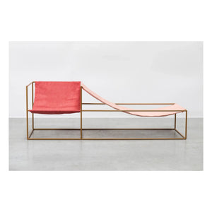 Valerie Objects - Sofá Duo, lino, Muller Van Severen
