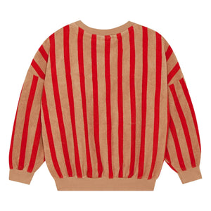 The Campamento - Sudadera de rayas | Camello