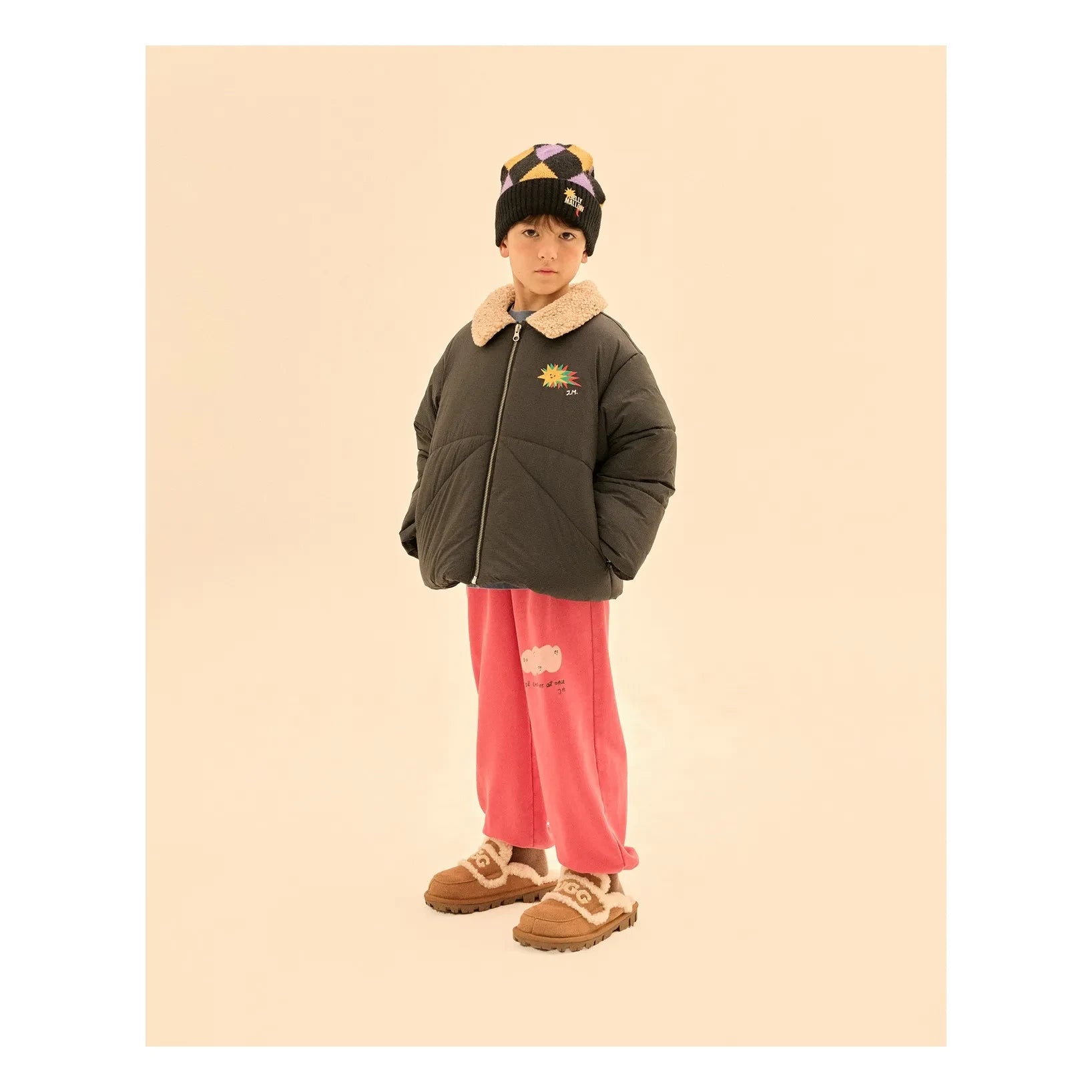 Jelly Mallow - Chaqueta acolchada con estrellas | Negro