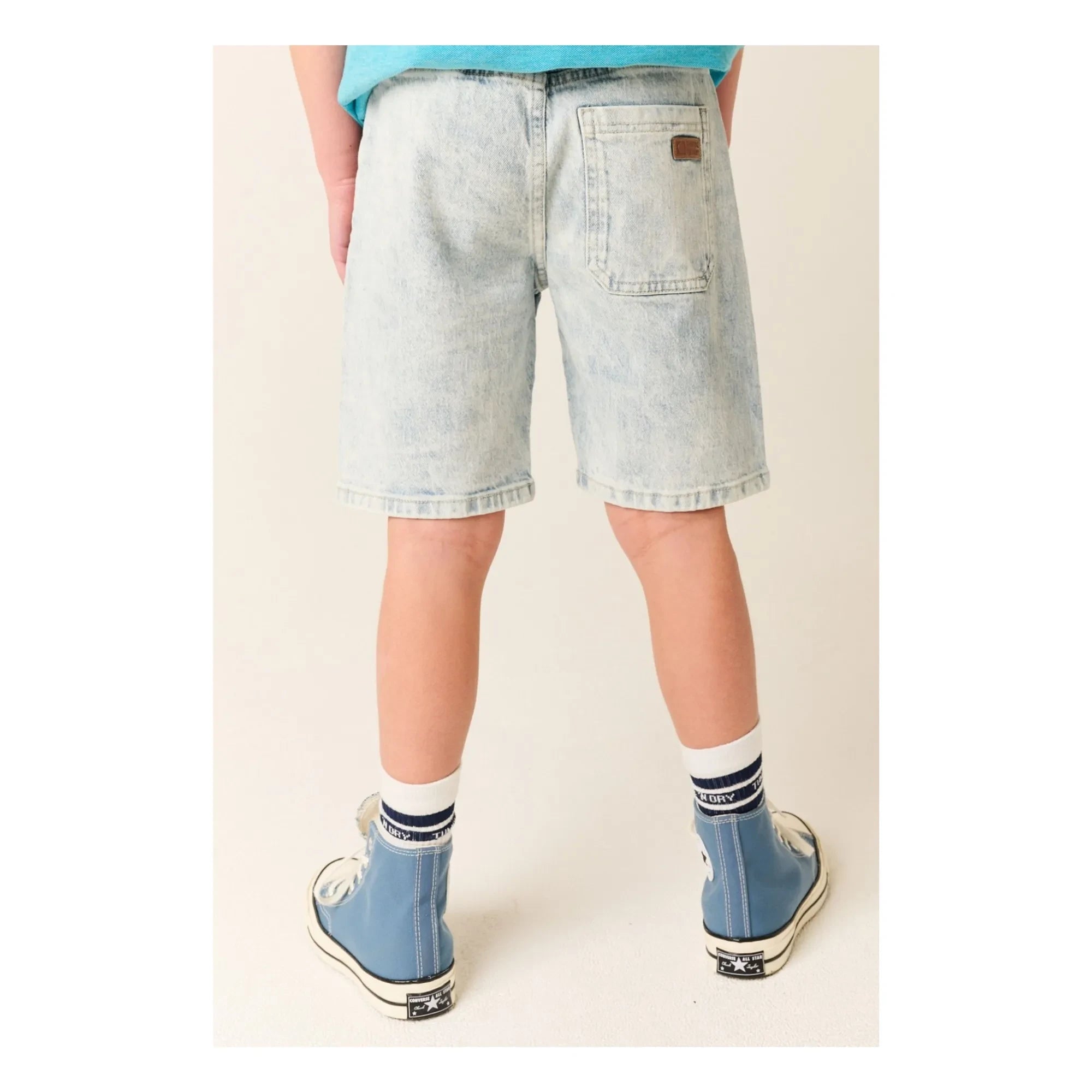 Tumble N'Dry - Juan Denim Pantalones Cortos Con Cordón | Azul lavado