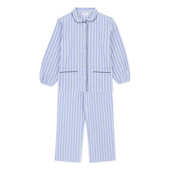 Scarlette Ateliers - Claudine Jasper Çizgili Pijama | Mavi