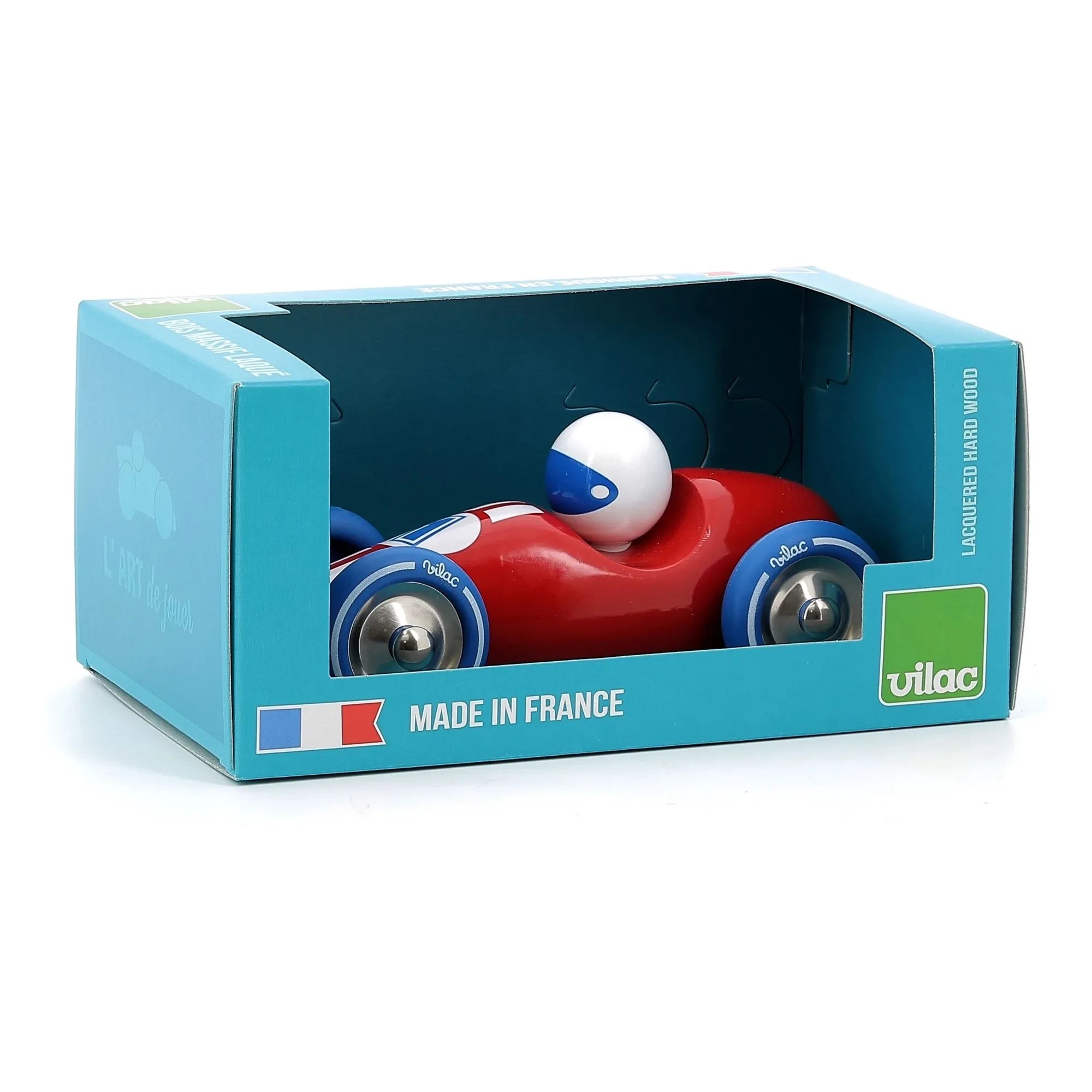 Vilac - Coche de carreras | Rojo