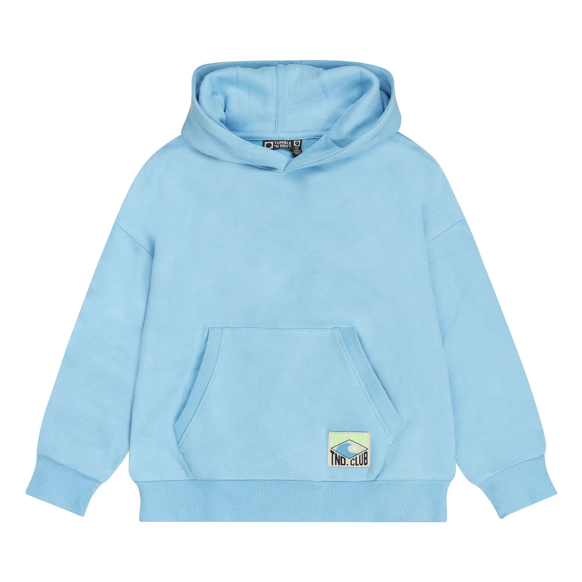 Tumble N'Dry - Sudadera con Capucha de Algodón Orgánico Salado | Azul Claro