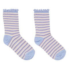 Smallable Kid - Calcetines de rayas Lolita | Lavanda