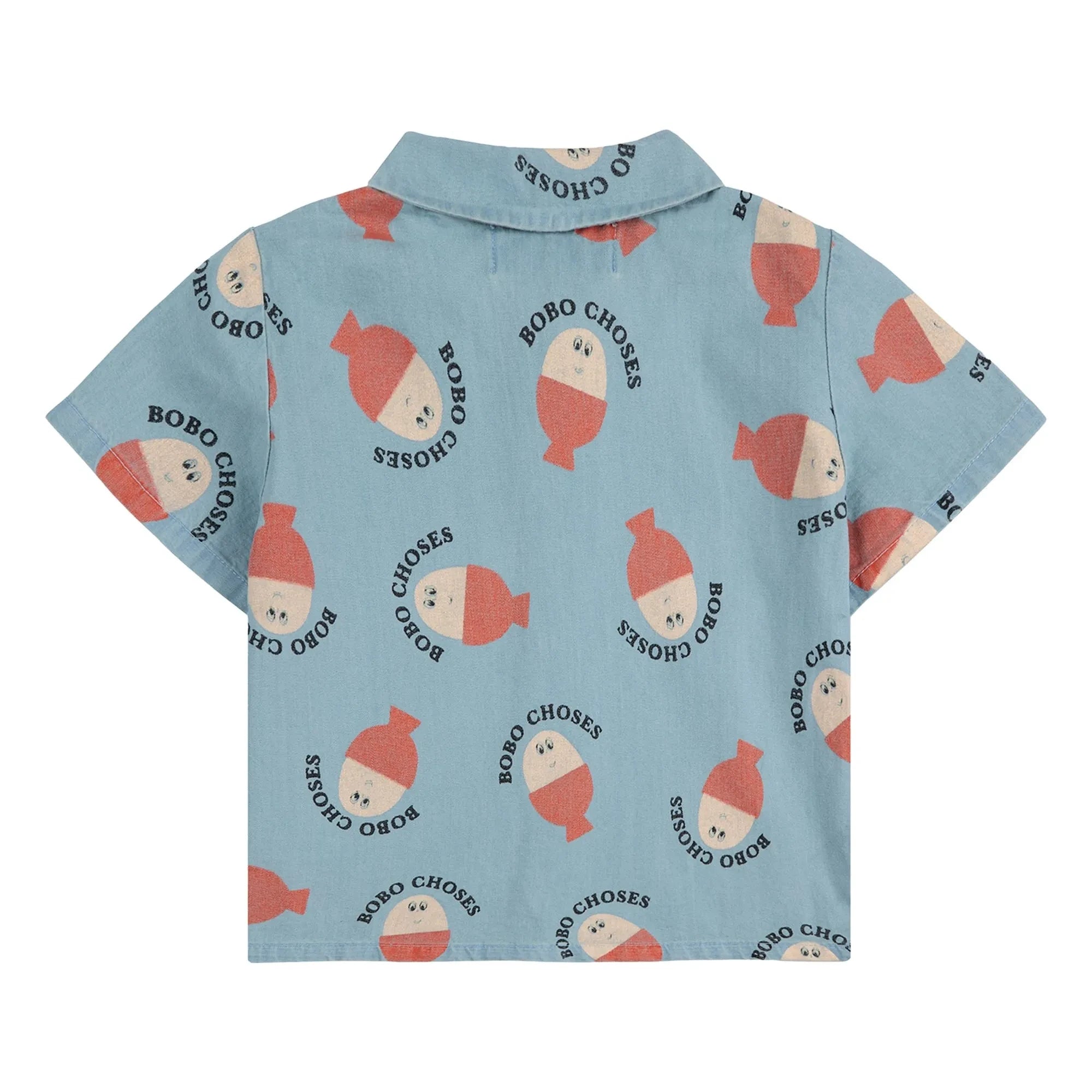 Bobo Choses - Bobo Denim Camisa Azul Claro | Azul