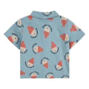 Bobo Choses - Bobo Denim Camisa Azul Claro | Azul