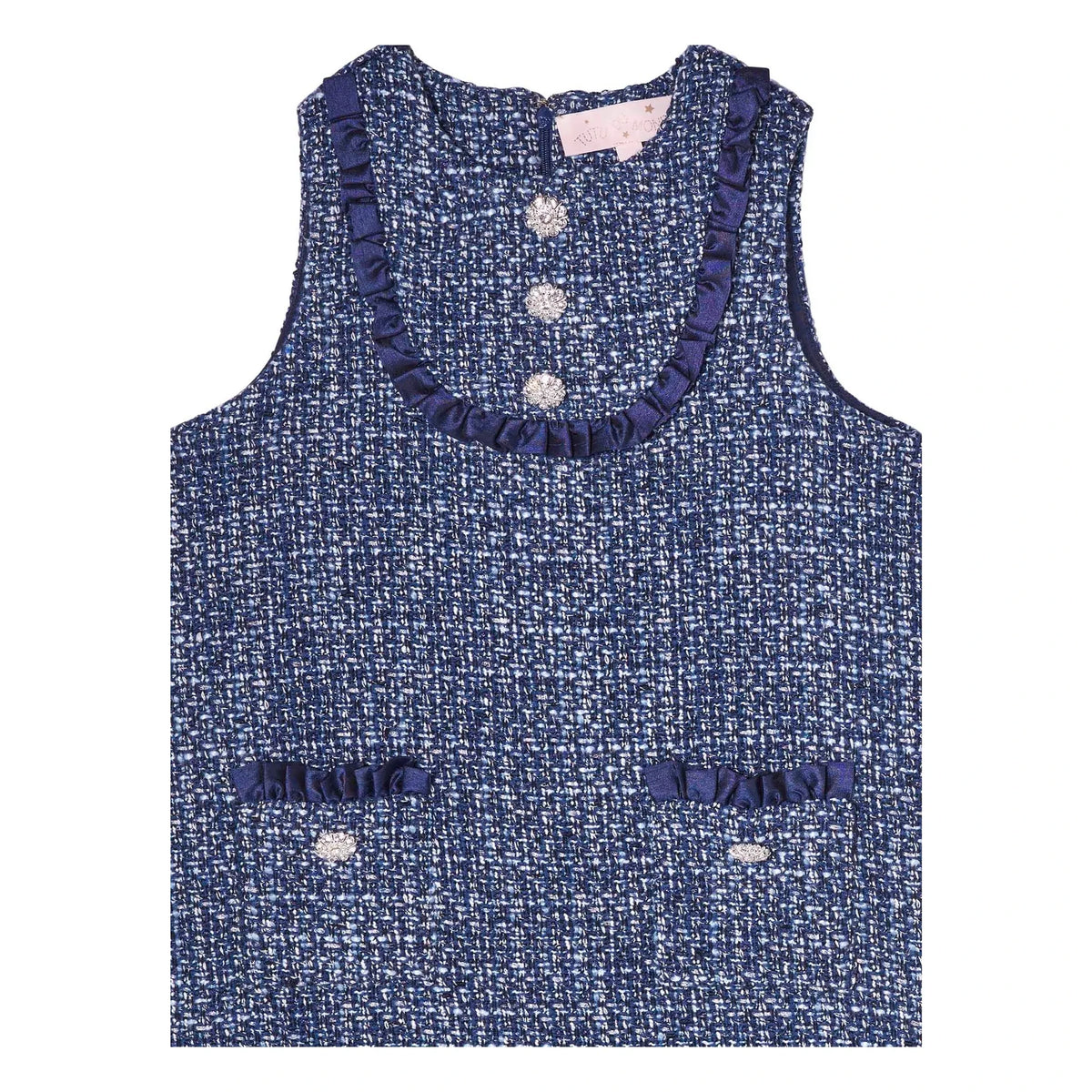 Tutu du Monde - Vestido de tweed Dreamtide | Azul marino