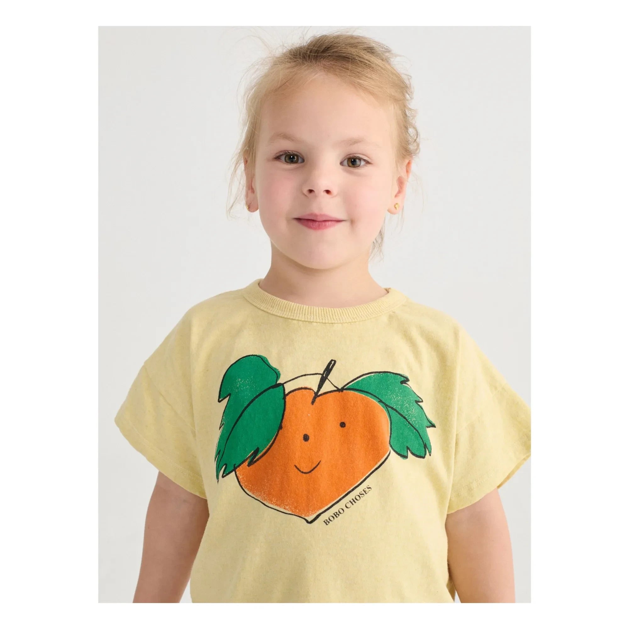 Bobo Choses - Camiseta de algodón orgánico naranja | Amarillo