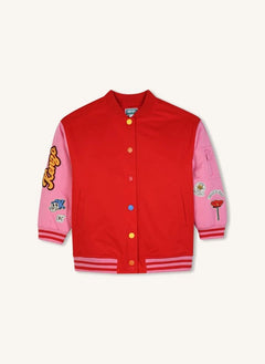 Kenzo - Cazadora bomber con parche bordado Kenzo Flower | Rojo